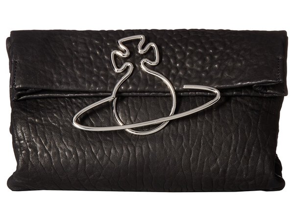 Vivienne Westwood - Oxford Clutch (Black) Clutch Handbags
