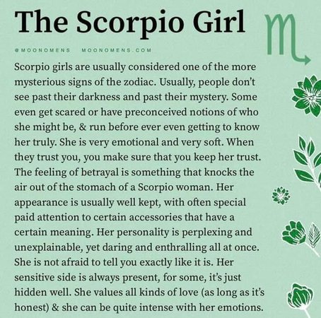 Scorpio girl