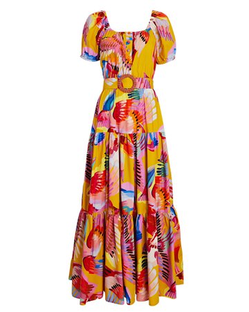 Farm Rio Neon Macaws Maxi Dress | INTERMIX®