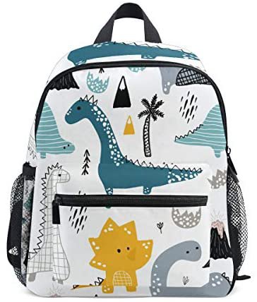 Amazon.com | Cute Kid's Toddler Backpack Dinosaur Schoolbag for Boys Girls, Kindergarten Children Bag Preschool Nursery Travel Bag with Chest Clip((Dino Scandinavian Style)) | Kids' Backpacks