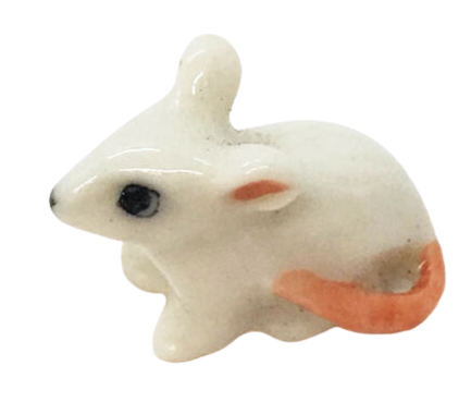 tiny porcelain mouse