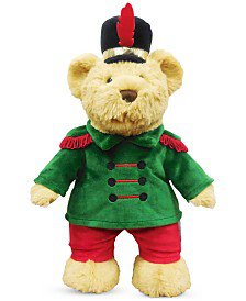 Holiday Lane Christmas Cheer Plush Marching Band Brown Bear, Created for Macy's & Reviews - Holiday Shop - Home - Macy's