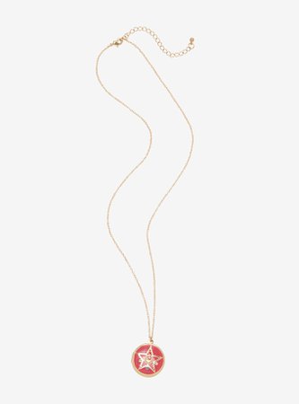 Sailor Moon Pink Star Locket Necklace