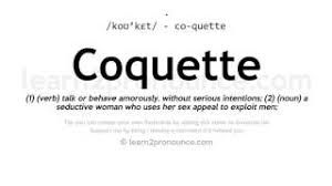 coquette definition english - Google Search