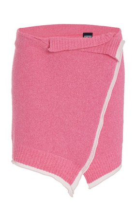 La Bagnu Knit Cotton-Blend Mini Skirt By Jacquemus | Moda Operandi