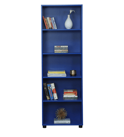 Blue book shelf