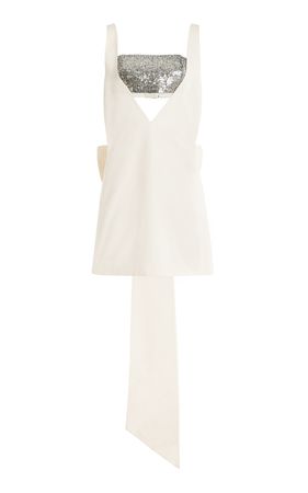 Irie Sequined Cotton-Blend Mini Dress By Staud | Moda Operandi