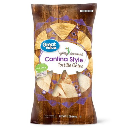 Great Value Thin & Crispy Cantina Style Tortilla Chips, 13 oz - Walmart.com
