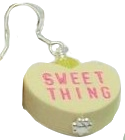 sweetheart "sweet thing" yellow earring
