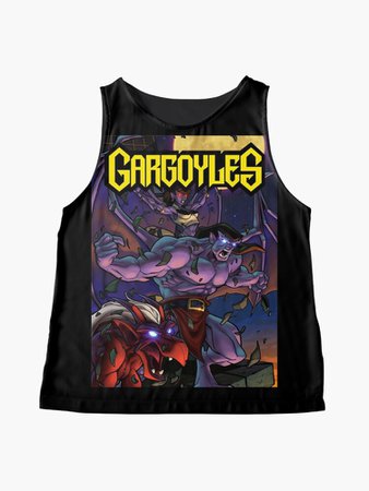 "Gargoyles TV Show Cartoon Goliath David Xanatos 90s" Sleeveless Top by venavente11 | Redbubble