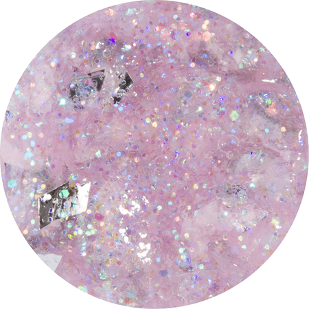 Opal pink glitter makeup