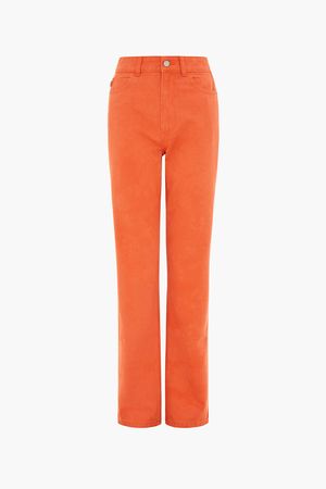 Angel Patch Straight Leg Jeans Orange | Fiorucci