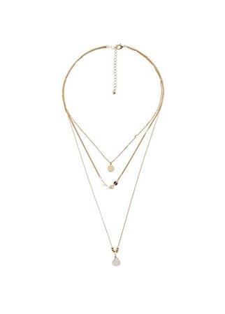 MANGO Mixed chain necklace