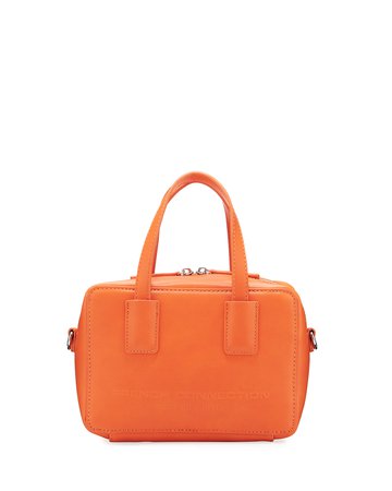 French Connection Wynn Faux-Leather Satchel Bag