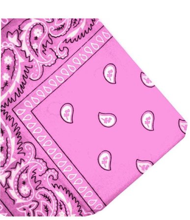pink bandana