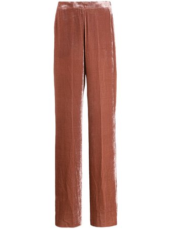 Etro Flared Velvet Trousers | Farfetch.com