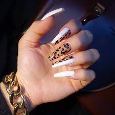 cheetah print nails baddie - Google Search