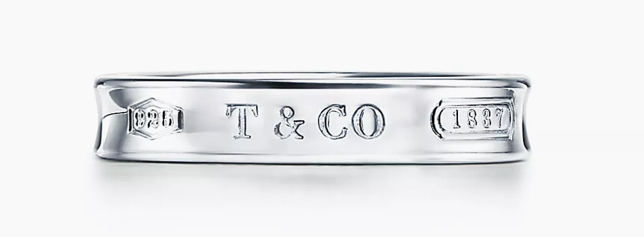 Tiffany 1837® Ring in Silver, Narrow $285
