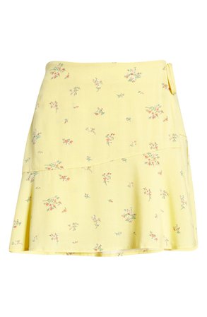 Ten Sixty Sherman Floral Print Wrap Miniskirt | Nordstrom