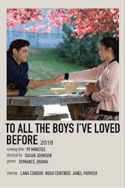 to all the boys i loved before minimalistic postar - Google Search