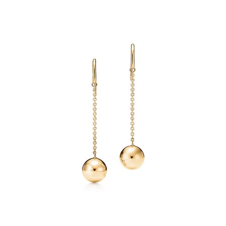 Shop Tiffany HardWear 18k Gold Ball Hook Earrings | Tiffany & Co.