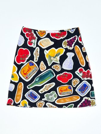 Sarah Mini Skirt - Italian Summer Black – Lisa Says Gah