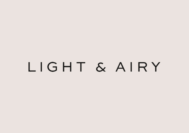 Light and airy graphic