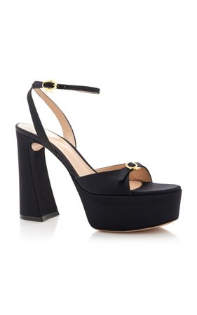 Satin Platform Sandals By Gianvito Rossi | Moda Operandi