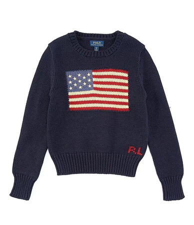 American flag sweater