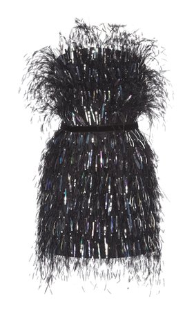 Strapless Feather Mini Dress by Ralph&Russo | Moda Operandi