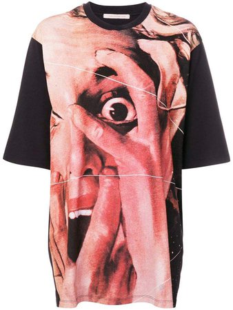 Scream print t-shirt