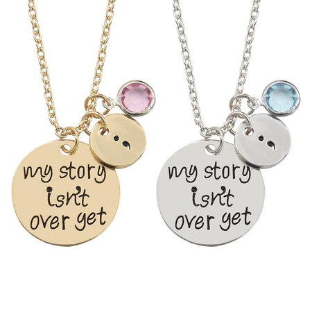 My story isnt over yet necklace