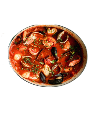 cioppino seafood soup Italian food