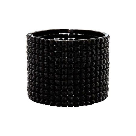 crystal black bracelet