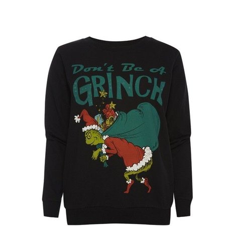 Christmas Dont Be A Grinch Sweat Top