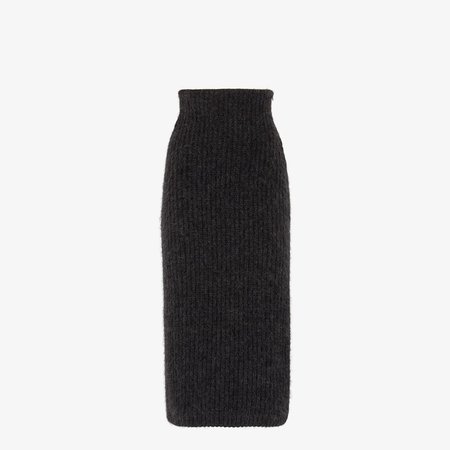 Gray mohair skirt - SKIRT | Fendi