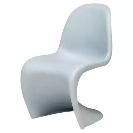 Mid-Century Modern Light Blue Panton Chairs by Verner Panton for Vitra For Sale at 1stDibs