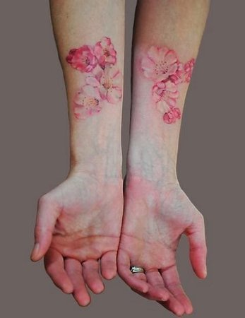 watercolor flower tattoo - Google Search