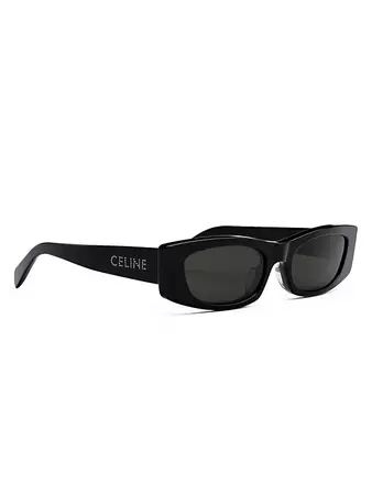 Shop CELINE Bold 3 Dots 55MM Geometric Sunglasses | Saks Fifth Avenue
