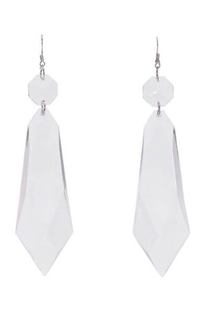 ICICLE DROP EARRINGS in WHITE