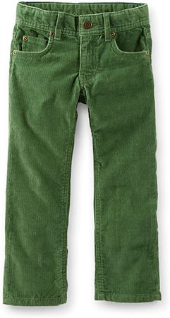 Amazon.com: Carter's Boy's Dark Green Corduroy Pants (Size 5): Clothing