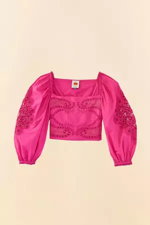 Pink Lace Blouse – FARM Rio