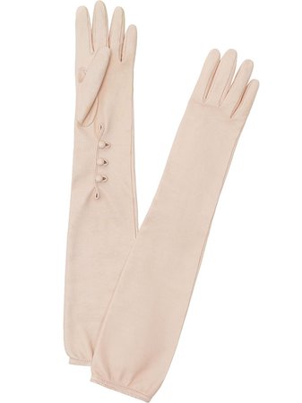 Fendi Long Buttoned Gloves - Farfetch