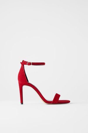 SUEDE HIGH HEELED SANDALS - View all-SHOES-WOMAN | ZARA United States