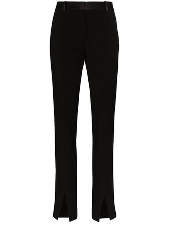 Victoria Beckham high-waisted Front Split Trousers - Farfetch