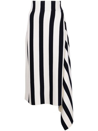 Monse Stripe Knitted Midi Skirt - Farfetch