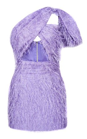 Feathered Cutout Mini Dress By Kalmanovich | Moda Operandi