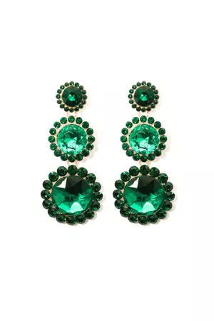 Emerald Drop Earrings – Micas