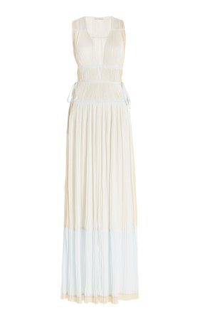 Valeria Shirred Cotton Gown By Ulla Johnson | Moda Operandi