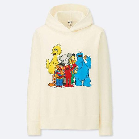 Women's Kaws X Sesame Street Hooded Sweatshirt